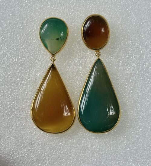 Mismatched - Green & Brown Onyx